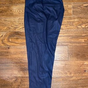 Zara Dark Blue Cropped Ankle Pants Size 32
